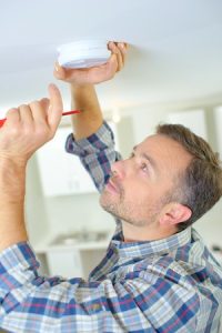 testing smoke detector