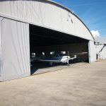 foam suppression aircraft hangar