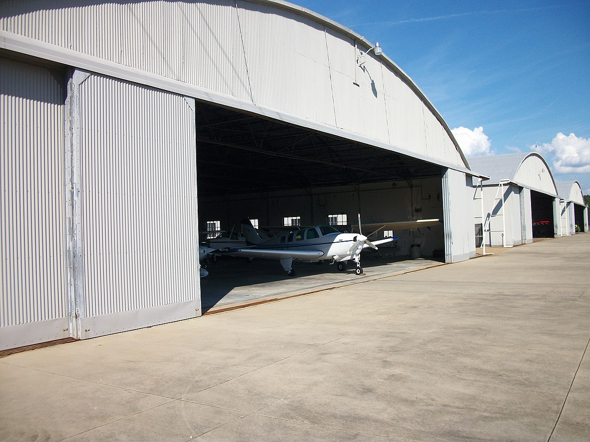 foam suppression aircraft hangar
